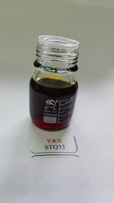 STQ33 مواد كيميائية ذات رغوة طيرية سائل زيتي أحمر داكن لمعالجة الخام 1